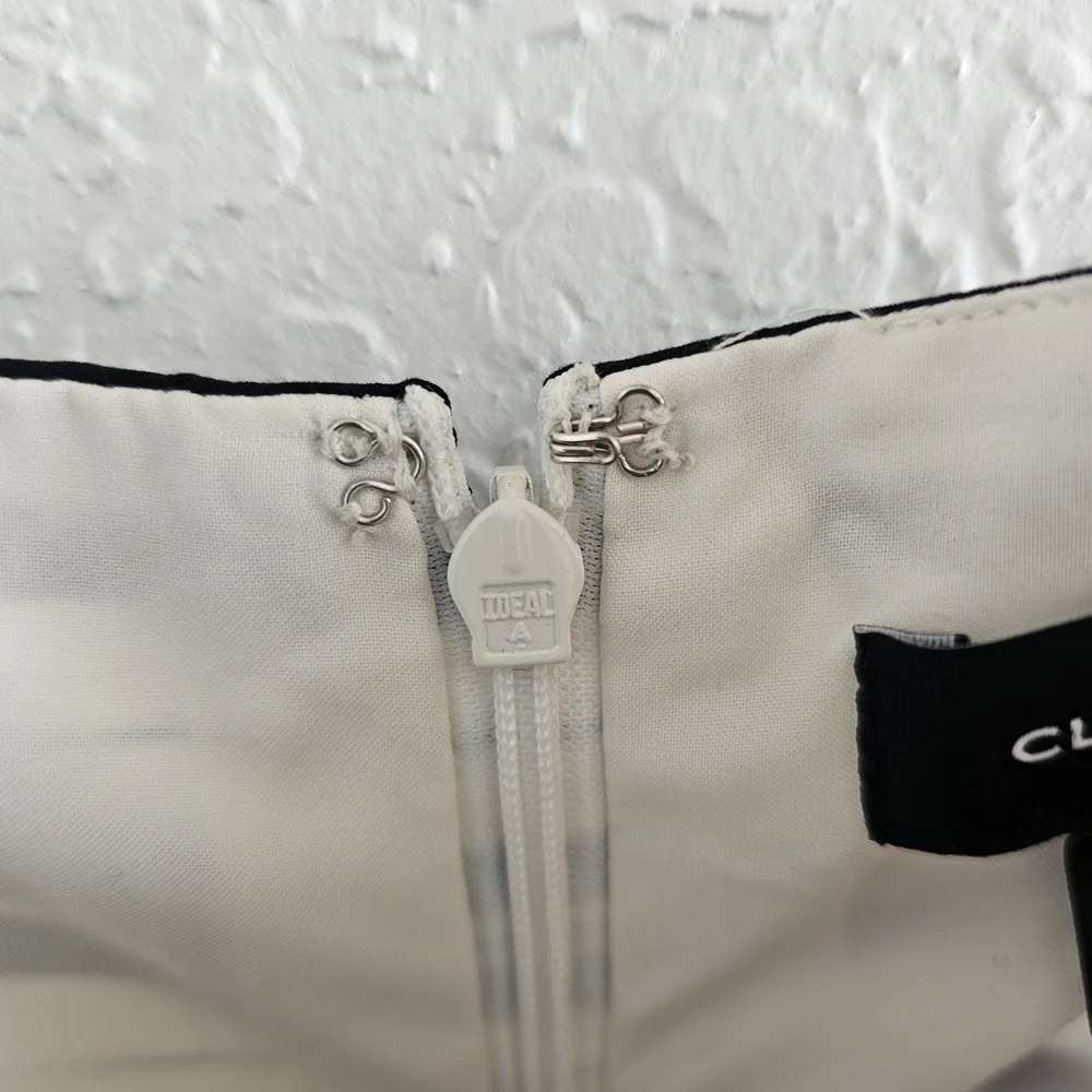 Club Monaco Black and White Striped Jumpsuit Size 10 and Size 6 - Picture 11 of 16